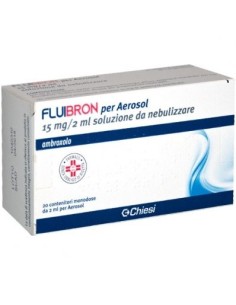 Fluibron Per Aerosol 15 mg/2 ml Soluzione da Nebulizzare 20 Flaconcini Monodose
